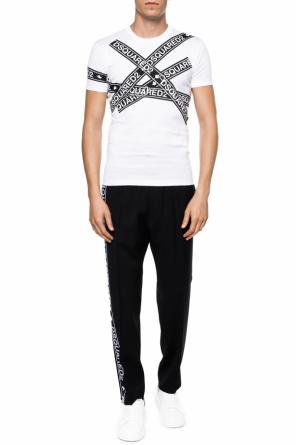 Sweatpants with front crease, zdjęcie 2 Sweatpants with front crease od Dsquared2